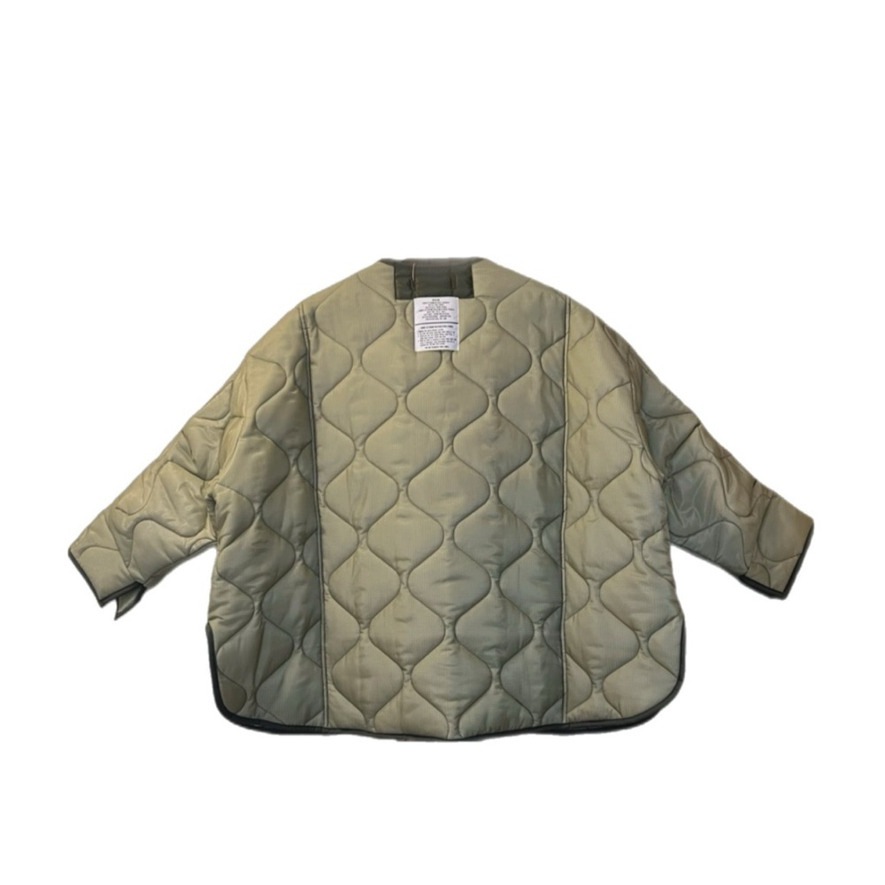 The Frankie Shop Teddy Quilted Jacket Oversized Coat Sz XS S - Picture 15 of 16